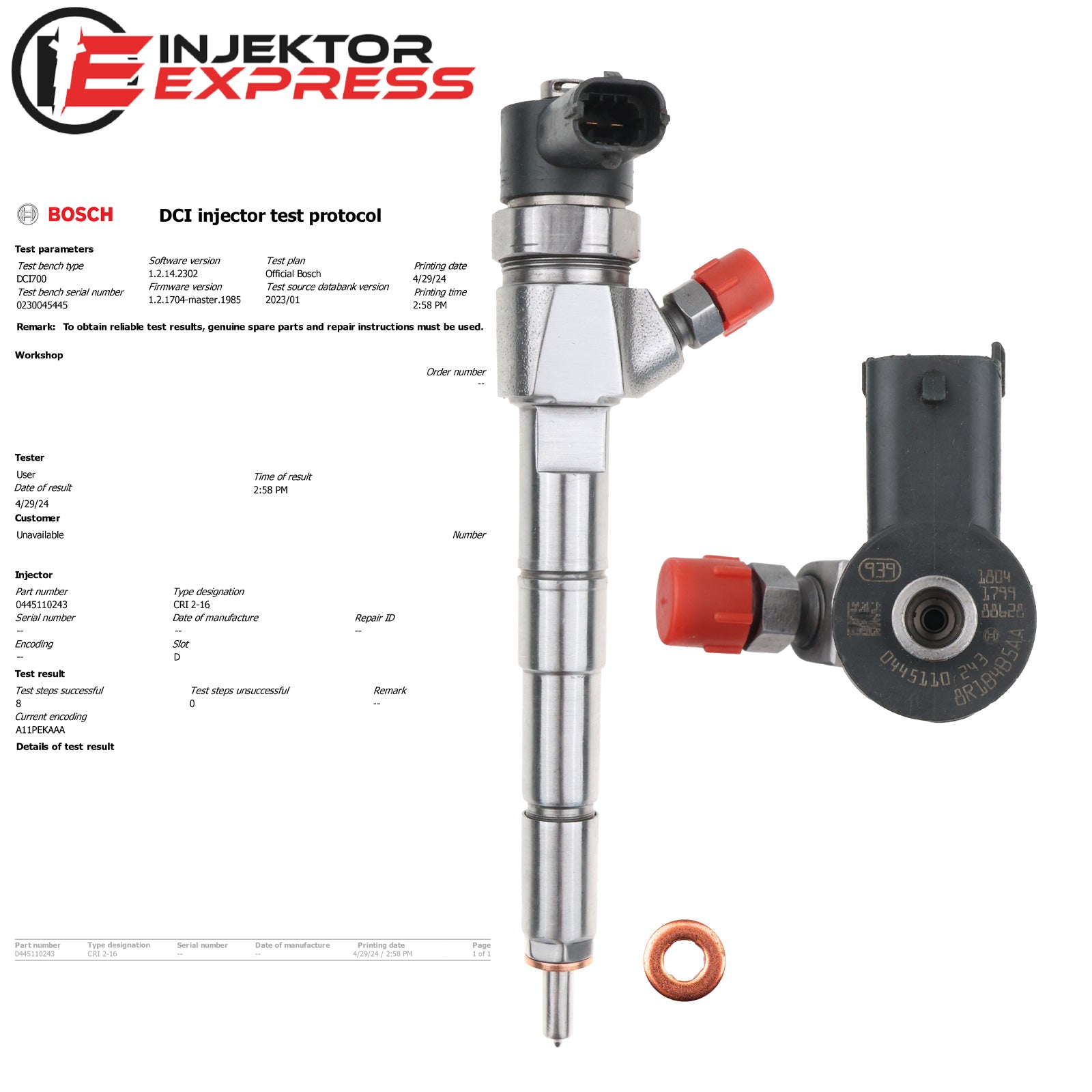 Bosch Einspritzdüse cheapest 0445110175 Injektor 0986435089 Astra H GTC